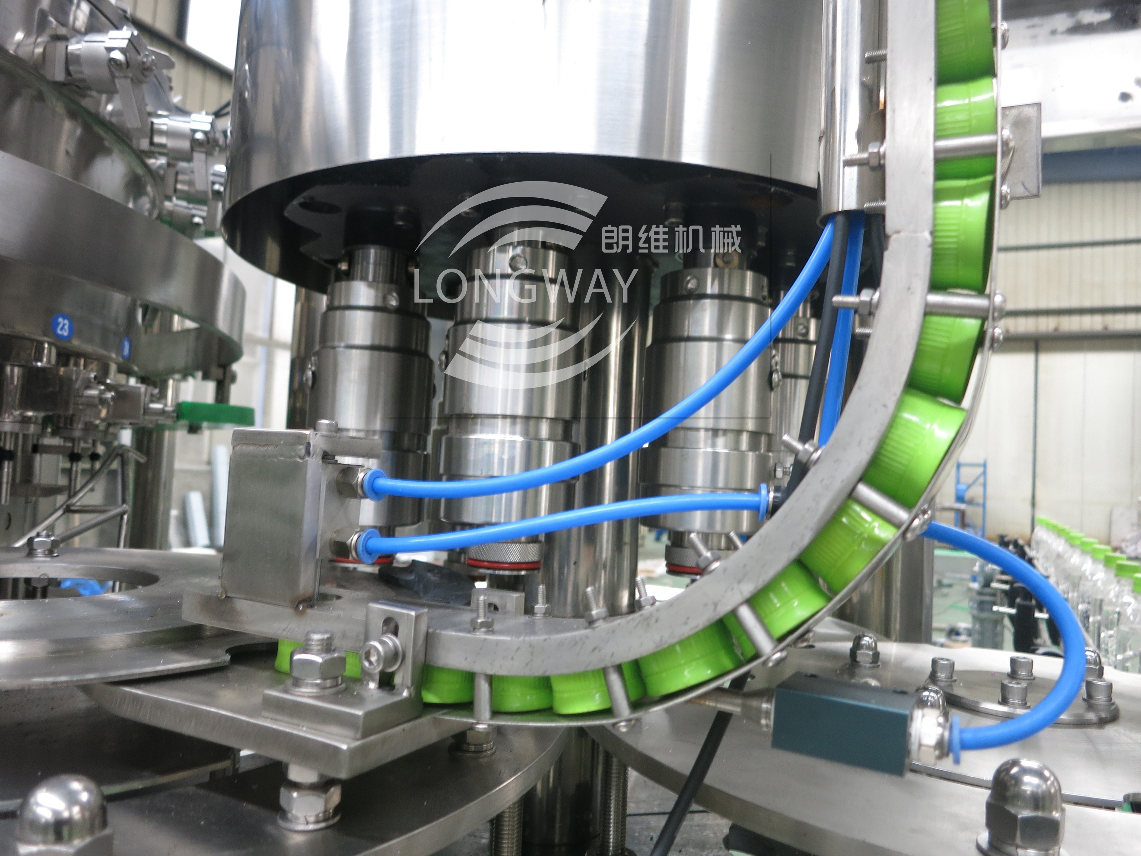 12000bph 3 in 1 Automatic carbonated drink Rotary Rinser Filler capper machine