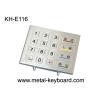 Buy cheap IP65 Rated Rugged Metal Numeric Keypad , 16 Keys Digital keypad from wholesalers