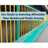 Buy cheap Mixed Colour Customizable FRP Fence Weather Resistant 2 Years Warranty from wholesalers