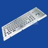 Buy cheap 86 Keys IP65 Rated Stainless Steel Industrial Kiosk Keyboard With Trackball from wholesalers
