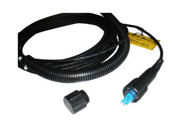 Outdoor Waterproof LC Fiber Optic Patch Cord for FTTA / Telecommunication