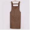 Buy cheap Overall Paint Industrial Cotton Apron Customized Logo Light Brown Tooling Anti Splash from wholesalers
