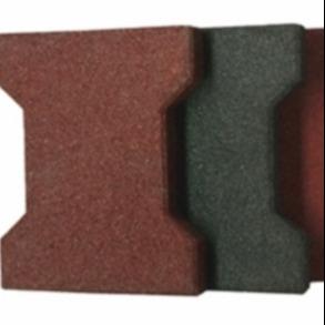 Buy cheap Eco Friendly Dog Bone Tiles EPDM Granules Rubber Brick Pavers from wholesalers