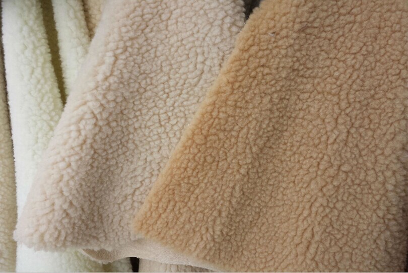 Jackets Sherpa Fabric Lining Fabric Weft Knitted Polyester Printing Fleece 100D Plain