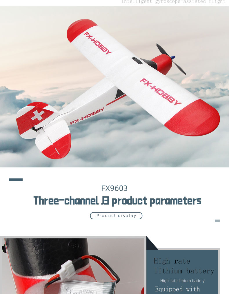 8-13 Year Olds' Favorite 2.4GHz Remote Control Stunt Glider Foam Aircraft Toy with Brushless Motor 200M Remote Distance