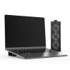 Buy cheap 1035g Three 8025 Fans Laptop Cooler Stand , 1800RPM Adjustable Laptop Cooling Stand from wholesalers