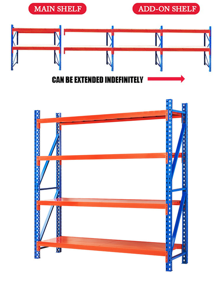 Heavy Duty Storage Customized Warehouse Shelving Racks With 1000 - 4000kg Per Layer Capacity