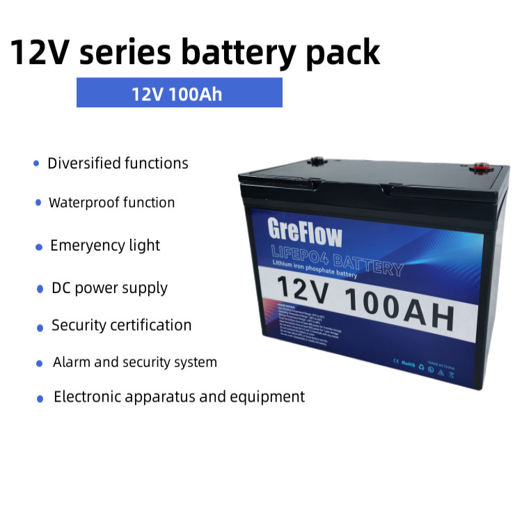 OEM ODM Plastic Case 12 Volt LiFePo4 Battery 12v 200ah Smart BMS long Life