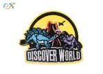 Stock Design Embroidered Animal Patches , Beautiful Dinosaur Embroidered Patches