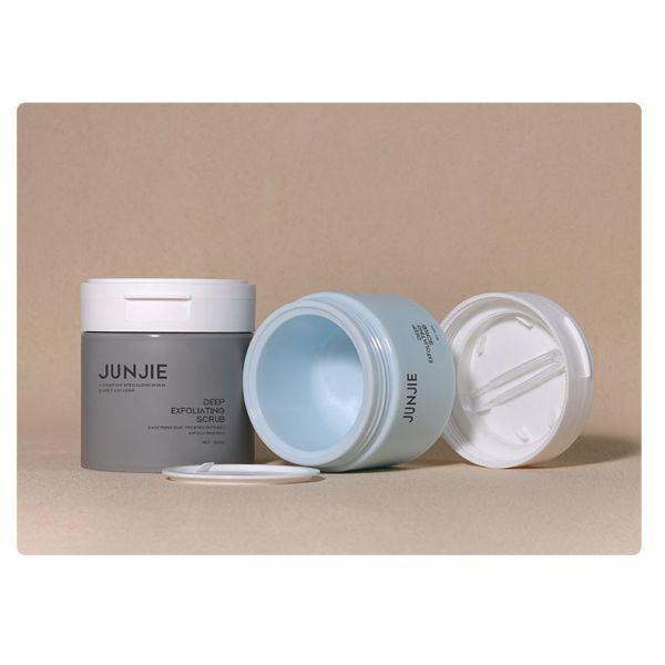 100g 120g Custom Cosmetic Jar Empty Plastic Jars With Lids And Plastic Cap