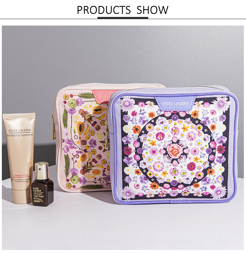 Simple Style Multifunction Polyester Cosmetic Bag