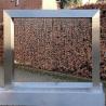 Buy cheap Metal Garden Water Ornament Stainless Steel Rain Curtain Water Feature from wholesalers