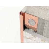 Buy cheap TUV Brushed Stainless Steel Tile Trim 10mm Bright Finishing Closing Metal Strip product