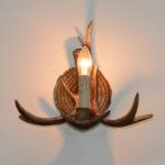 Personality Antler Art Wall Lamp Parlor Study Corridor Aisle Decorative Sconce