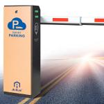 Electric 110V LPR Parking System DC 24V , Automatic Traffic Boom Barrier Fast