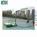Outdoor School Court Basketball Stand Basketball Hoop Tempered Glass Backboard