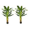 Buy cheap 150cm Tropical Artificial Decoration Plants Banana Trees For Decoration from wholesalers