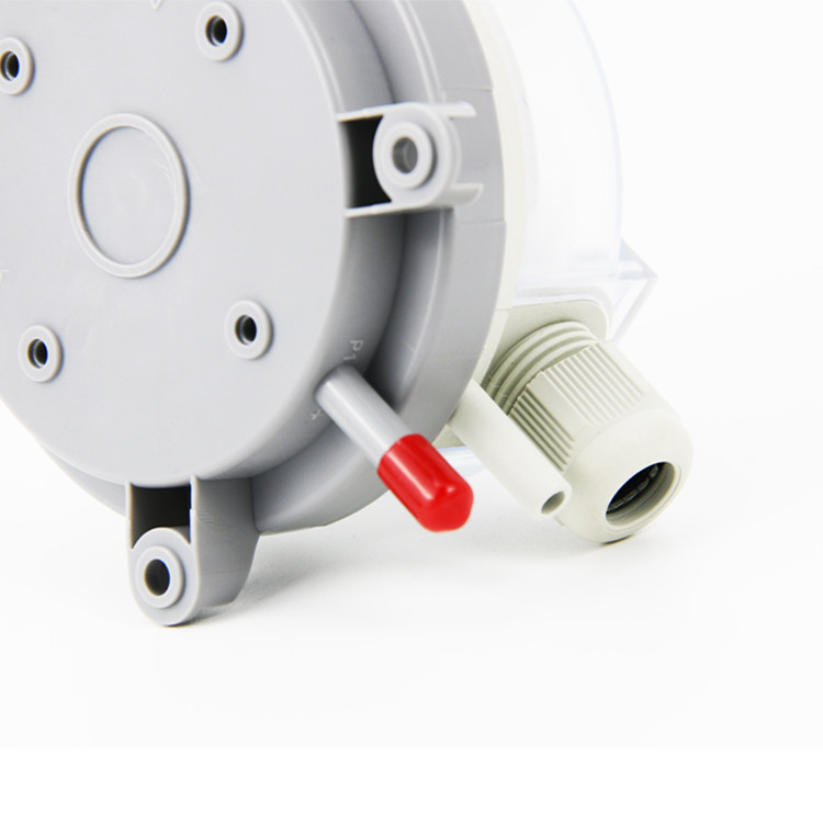 Diaphragm Analog Vacuum Adjustable Wind Pressure 4-20mA Air Differential Pressure Control Switch