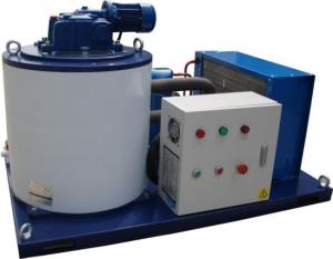 China ECOICE Factory 1Ton Commercial Flake Ice Machine with ice storage with good quality on sale