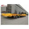Buy cheap Excavator Gooseneck Lowboy Semi Trailer 4mm Thick Tread Plate Floor from wholesalers