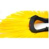 Buy cheap Four Pins Poly Waved Convoluted Wafer Brush For Driveway Cleaning Street Sweeper from wholesalers