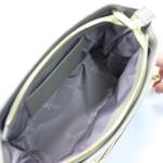 OEM Leather Tote Bags With Zipper Closure Two Side Pocket Handbags
