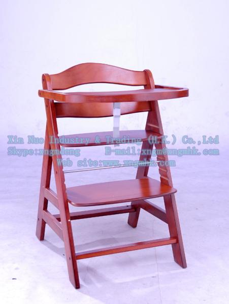 Buy cheap Wooden baby high chair, wooden baby high chair, multifunctional dining chairs from wholesalers
