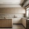 Buy cheap Customized Kitchen Furniture Modern Natural Solid Wood Modular Kitchen Cabinets Villa Use Luxury Kitchen Cabinets from wholesalers