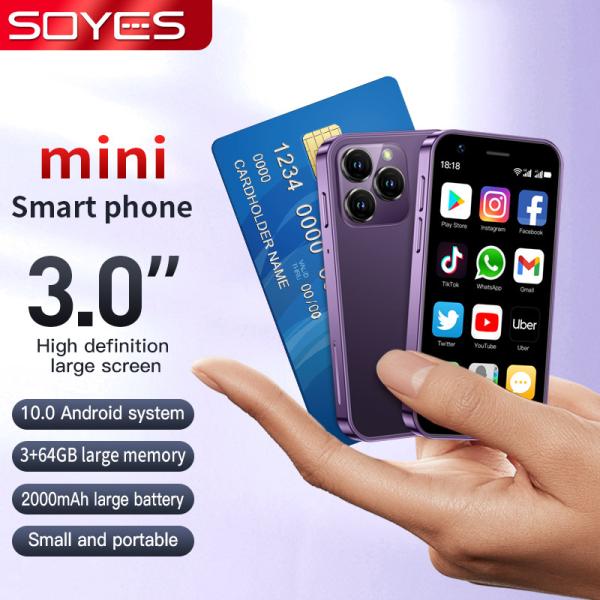 Buy cheap Quad Core 4G Mini Smartphone 3+32GB XS16 Android 10.0 3 Inch Screen Smartphone from wholesalers