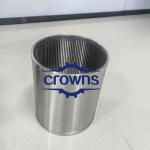 De Watering Stainless Steel Drum Screen Johnson Pipe Filter Water Well Press