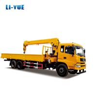 Buy cheap 10 Ton Truck Crane DongFeng 6x4 Cargo Truck with Straight Arm Crane product
