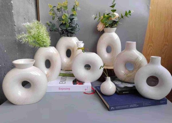 Buy cheap Factory Direct Supply Classic Handmade Pottery Clay Flower Pot Porcelain Ceramic Statued Vase For Home Decor from wholesalers