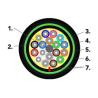 Buy cheap Distribution Armoured Fiber Optic Cable For Indoor Outdoor Cabling And Connecting from wholesalers