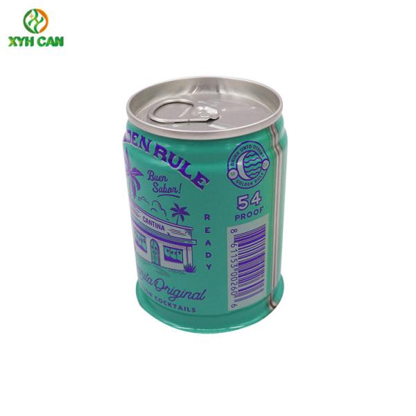 Buy cheap Tin Cans for Alcohol Liquid Packaging 2Oz 70-133mm Height CMYK 4C Tins for Whiskey Wine from wholesalers