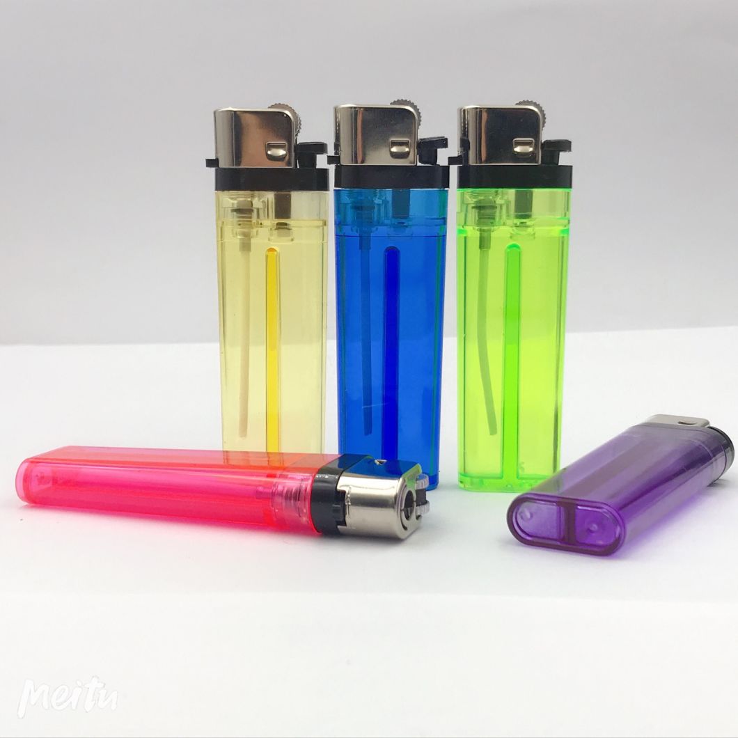 Dy-016 Meet EUR Standard Premium Customized Transparent Flint Gas Lighter
