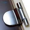 Buy cheap CE ISO Sauna Glass Door Hinges Powder Coated Chrome Yellow Surface from wholesalers