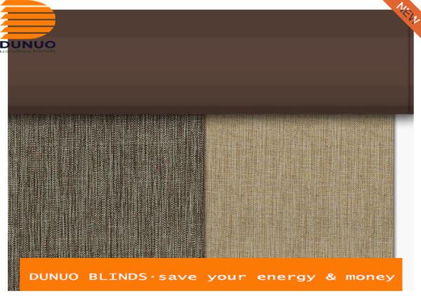 Buy cheap Linen feel room darking blackout roller curtains from wholesalers