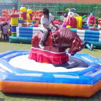 Buy cheap CE ISO Standard Amusement Park Rides Bull Fight Ride Inflatable Cushion product