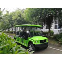Buy cheap 4 Seats Electric Sightseeing Car , Fiberglass Green Color Electric People Mover product