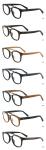 Multicolor Wood Grain Collection Acetate Optical Frame MR 0369