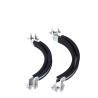 Buy cheap 1Inch 304 Stainless Steel Tube Clamp TPE Insulated Strut Pipe Clamps ODM 120*30*50mm from wholesalers