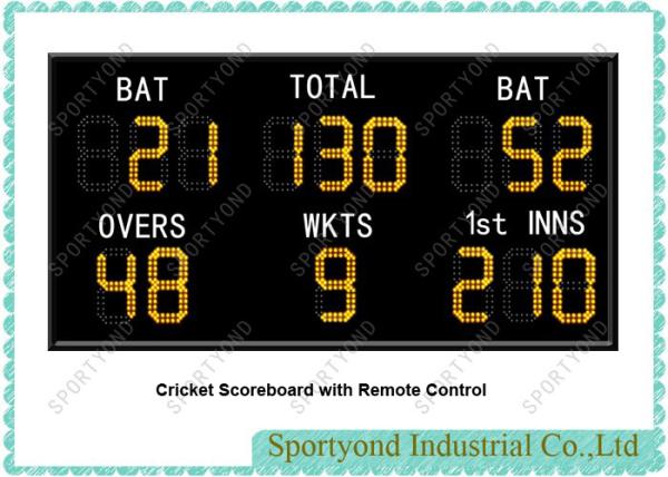 Buy cheap Outdoor Electronic Cricket Scoreboard With Remote Control from wholesalers