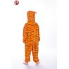 Buy cheap Animal kids Tiger Pajamas , Soft Flannel Tiger Onesie Pajamas Optional Logo from wholesalers