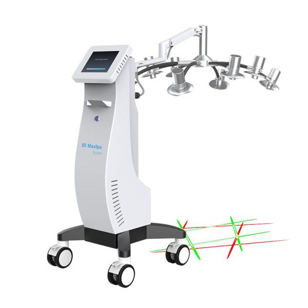 Buy cheap New 8D lipo Laser 532nm Laser Green 635nm Red light Fat Removal Cellulite Removal Body Shape Slimming Laser Machine LF-3 from wholesalers