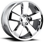 Silver Black 1111 Dodge Replica Wheels 22x9 22 Inch Dodge Charger Replica Rims