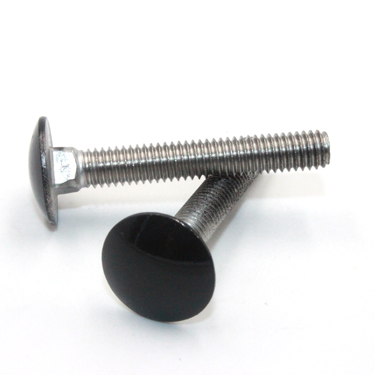DIN603 Zinc Plated Mushroom Square Neck Carriage Bolt M4 M6 M8 M10 M12 100mm Length OEM