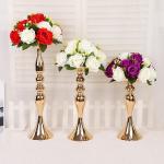 Table wedding centerpieces decorative flower vase pillar shape flower vase for