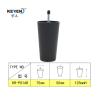 Buy cheap KR-P0148 125mm Plastic Sofa Feet Replacement , 5/16'' Screw M8 Bolt Plastic Couch Legs from wholesalers
