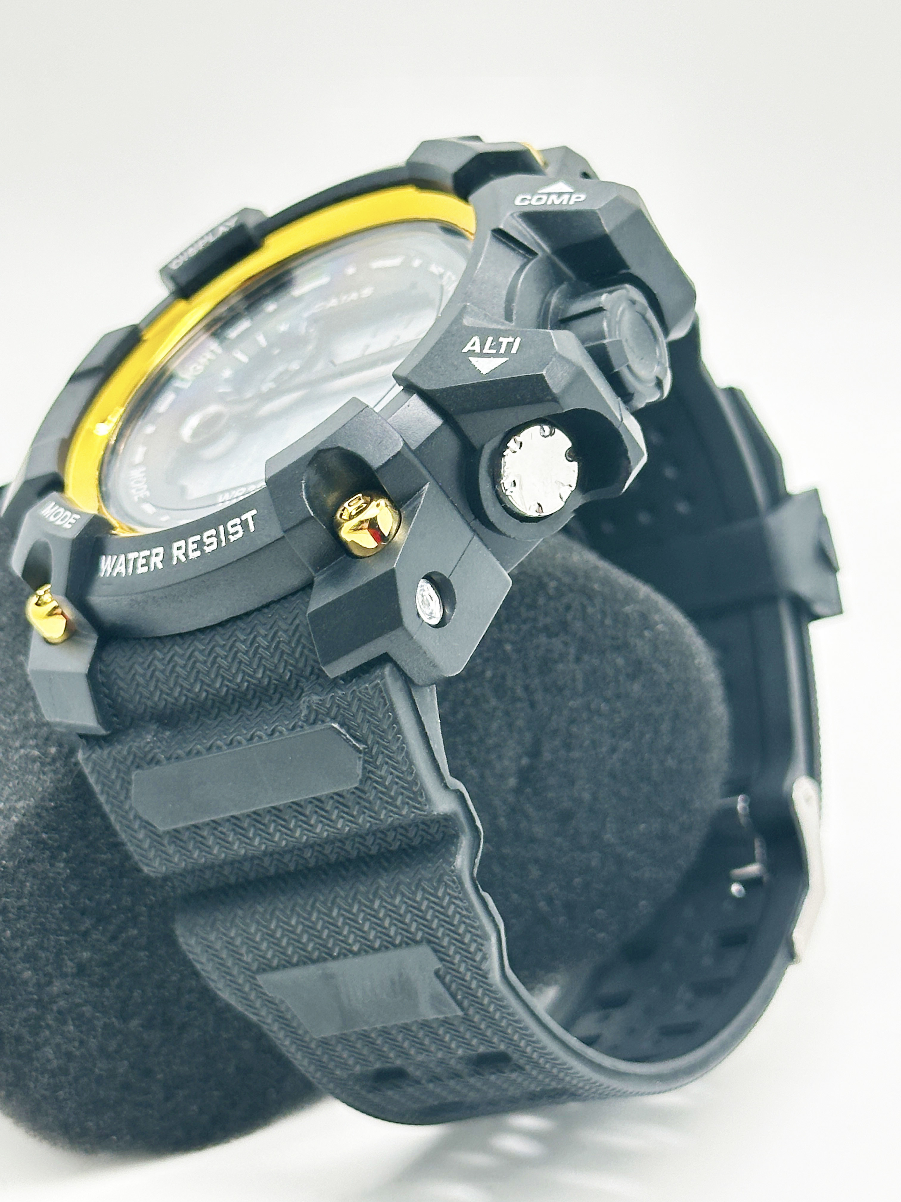 Silicone Band Digital Men Quartz Watch Sports Chronograph Watches