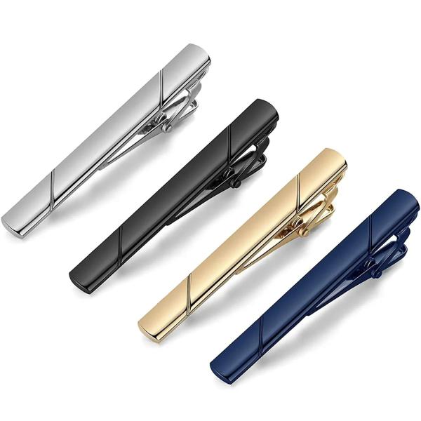 Buy cheap Colors Regular Necktie Clamp Wedding Business Tie Pin Clip Gold Silver Tie Clips For Men from wholesalers